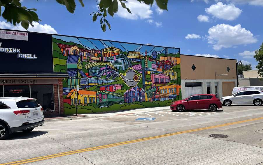 Murals in Garland are a highlight of the city.